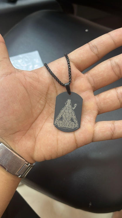 Mahadev Jyotirling Stainless Steel Pendants for Men