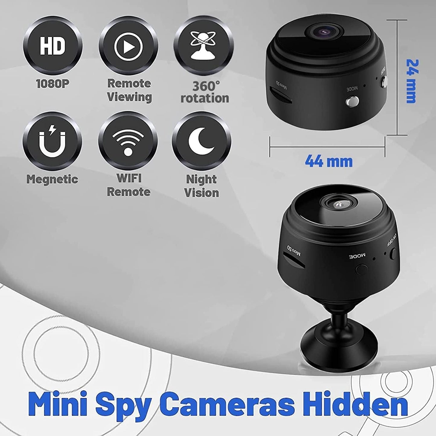 Mini Wireless WiFi | Cameras with Indoor Video Recorder