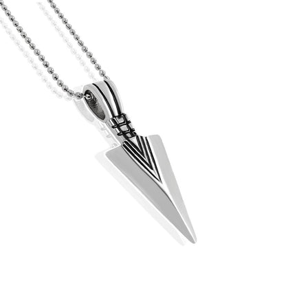 Saizen Arrow Silver Locket Pendant - Symbolic & Stylish Alloy Necklace