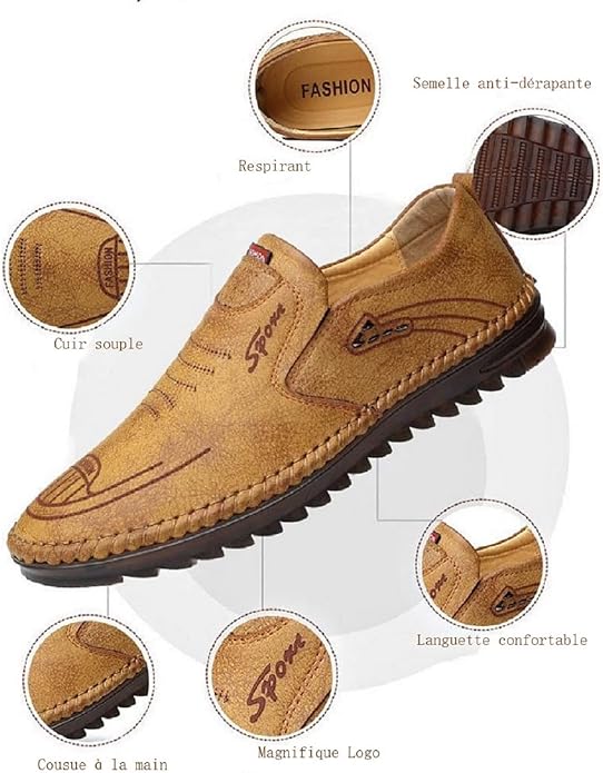 Men's Casual Slip-On Loafers – Stylish & Comfortable