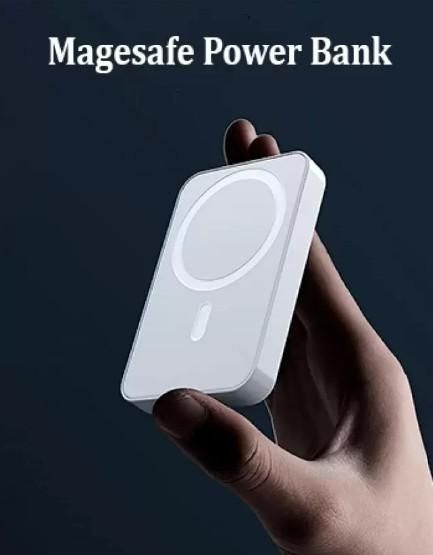 Magnetic Wireless Power Bank – 5000mAh Fast & Portable Charging Solution!