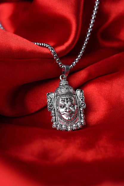 Silver Mahakal Pendant – Unleash the Power Within