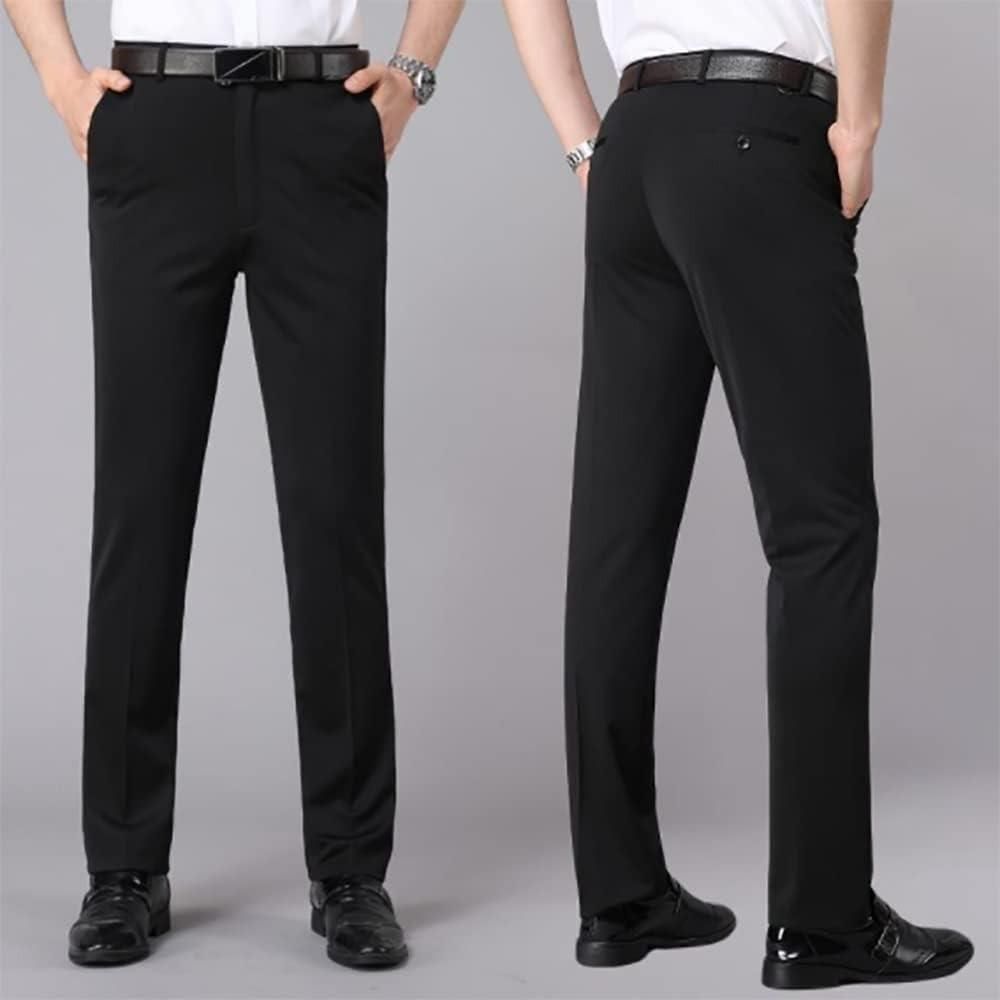 Ultimate Comfort & Style: High Elasticity Men's Classic Pants (Pack of 3)