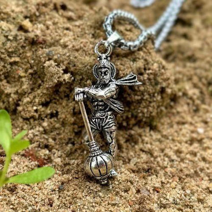 Lord Hanuman Pendant Set – 4 Divine Chains for Strength & Style